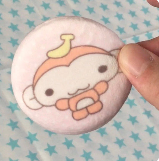 {wanso club} wansung fluffy button