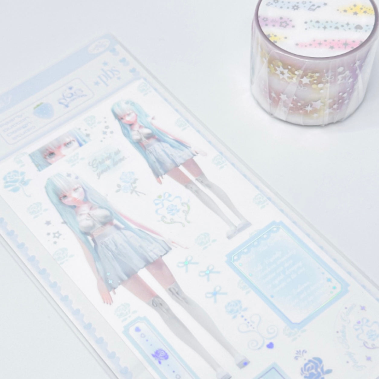 {pearly button} beautiful girl 2type