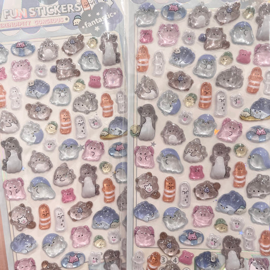 {crux} 3d jelly sticker