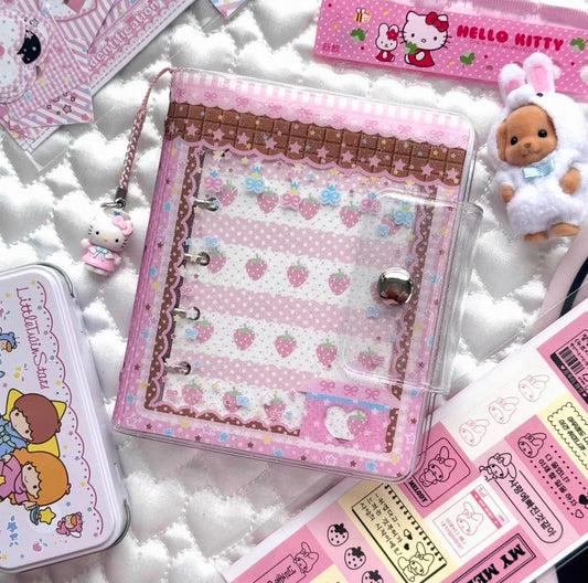 {yummylist} m5 glitter pink chocolate binder