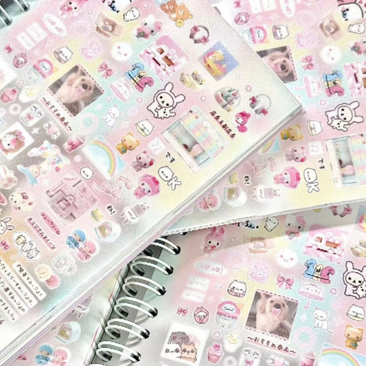 {c-贴纸书} 35 page parts paradise mini stickers sticker book