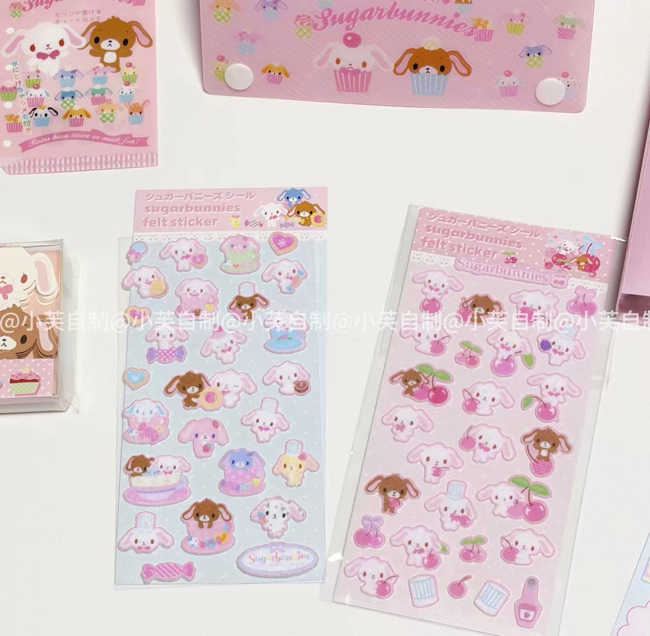 {byfufu} sugarbunnies dessert rabbit felt sticker