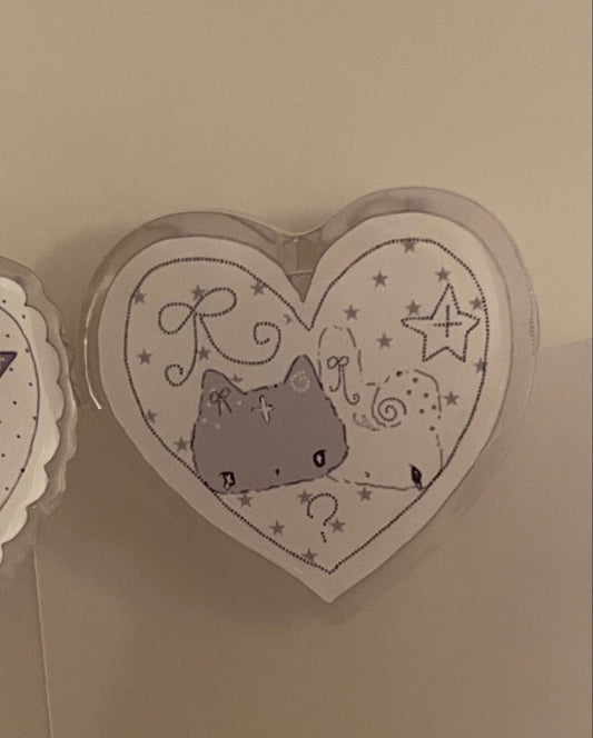 {not cute anymore} rabbits melody acrylic clips