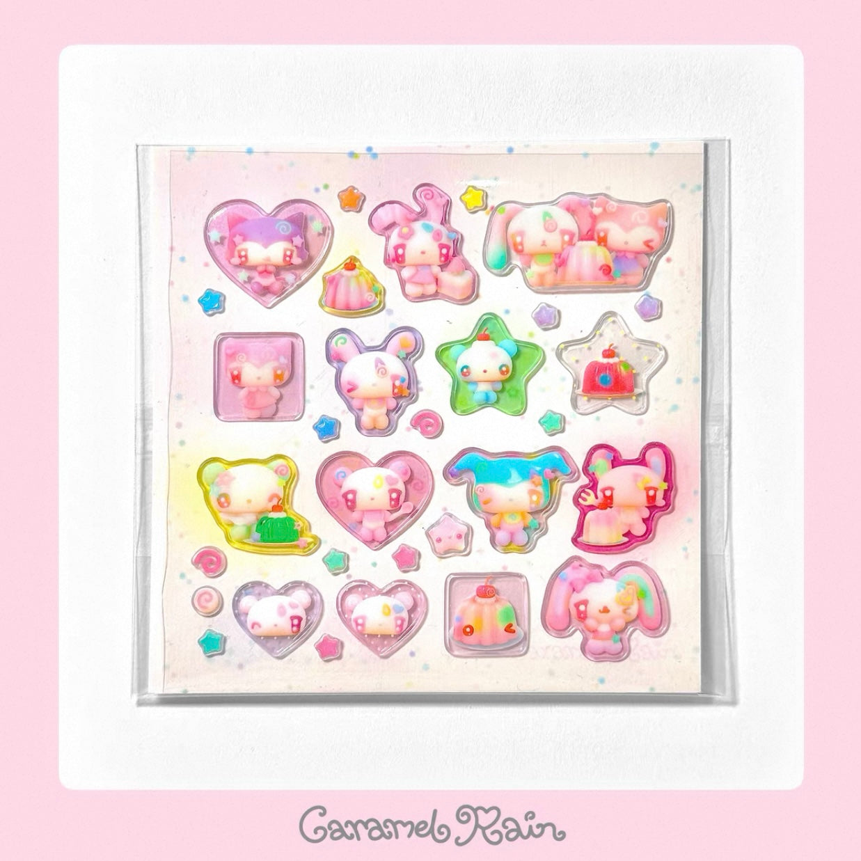 {caramel rain} 25.6 bubble series