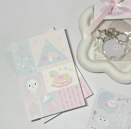 {bali studio} baby hamster memo pad