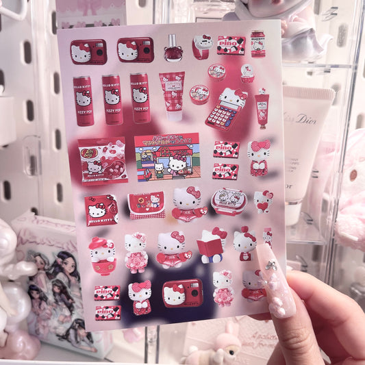 {c-艺术家} red kitty