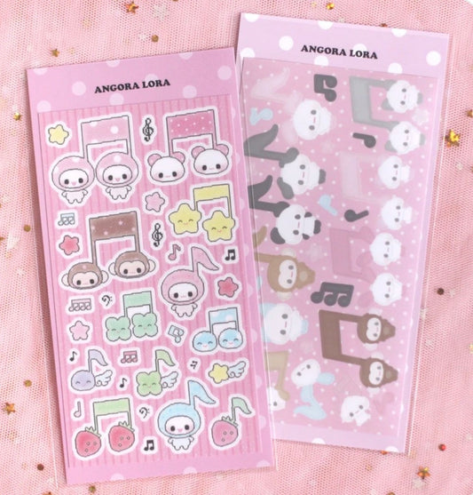{angora lora} pixel notes & note babies