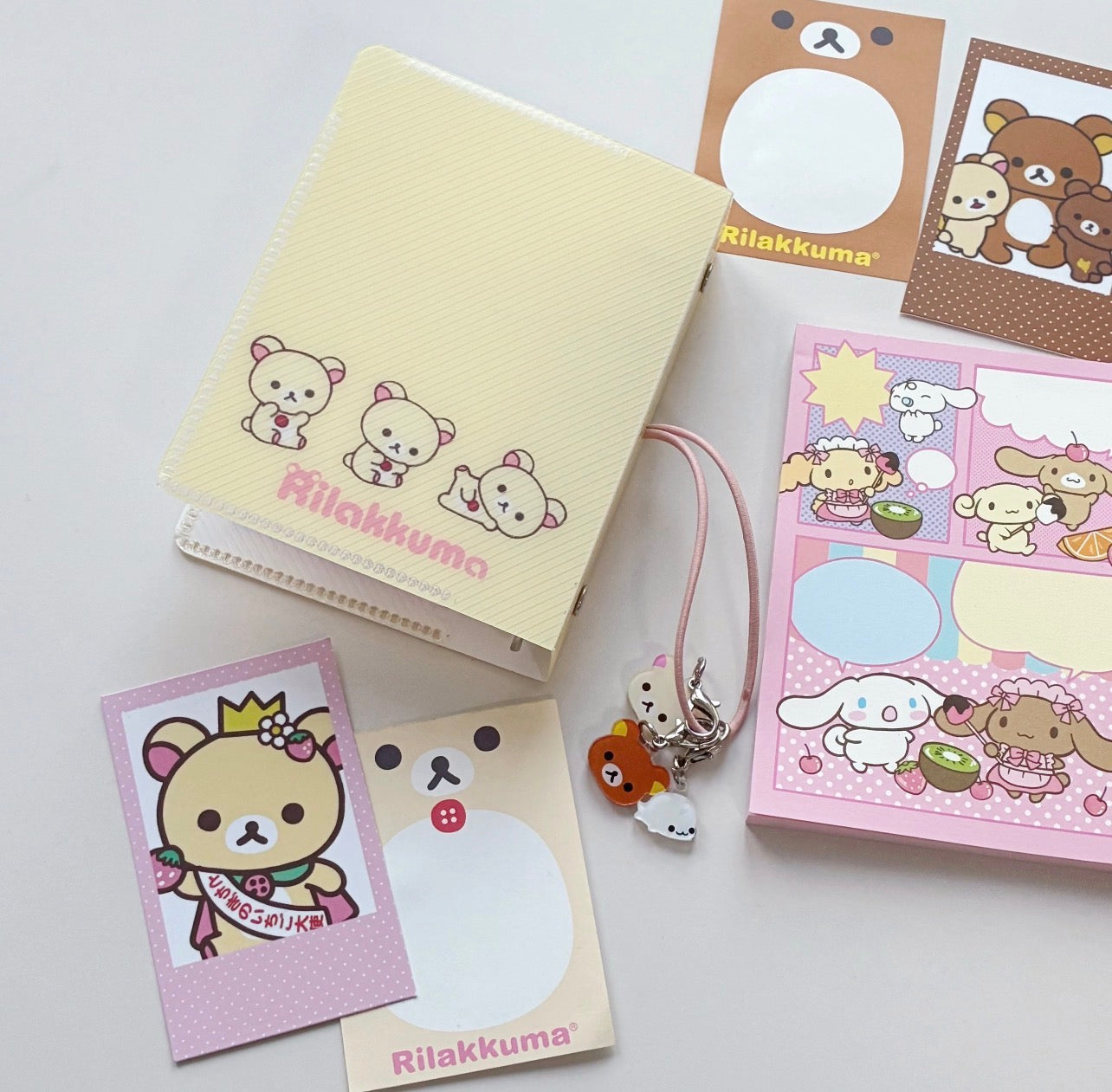 {byfufu} rilakkuma bear m5 binder