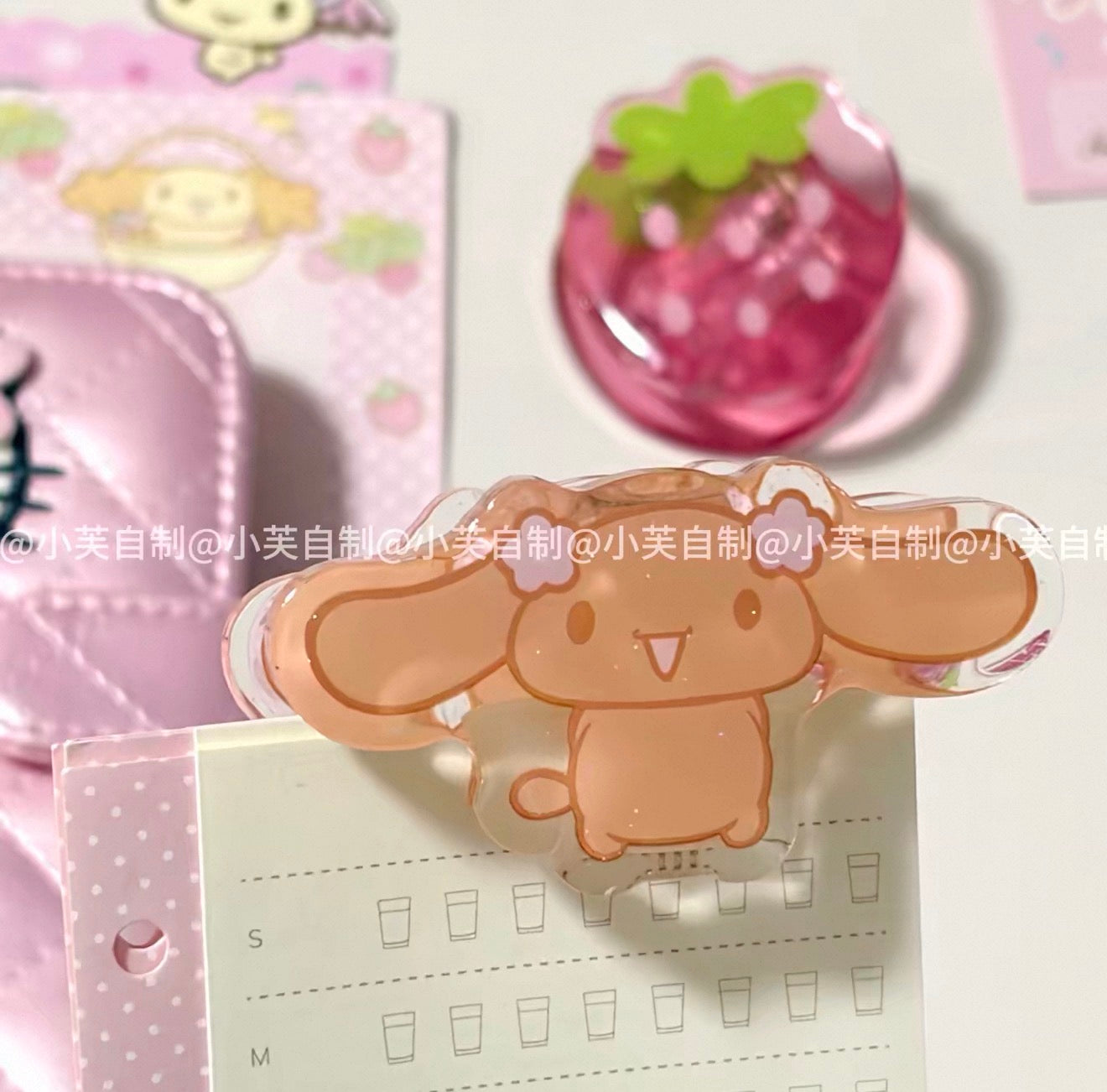 {byfufu} mocha acrylic clip