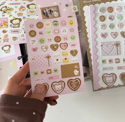 {heart bunny} frosting chocolate