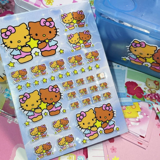 {fei dao} vintage hello kitty puffy bikini