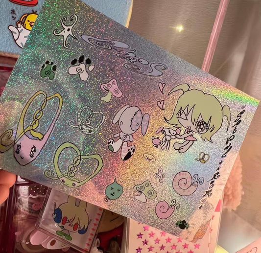 {YAO x TuizhAaaa} rainbow holo film spiral room