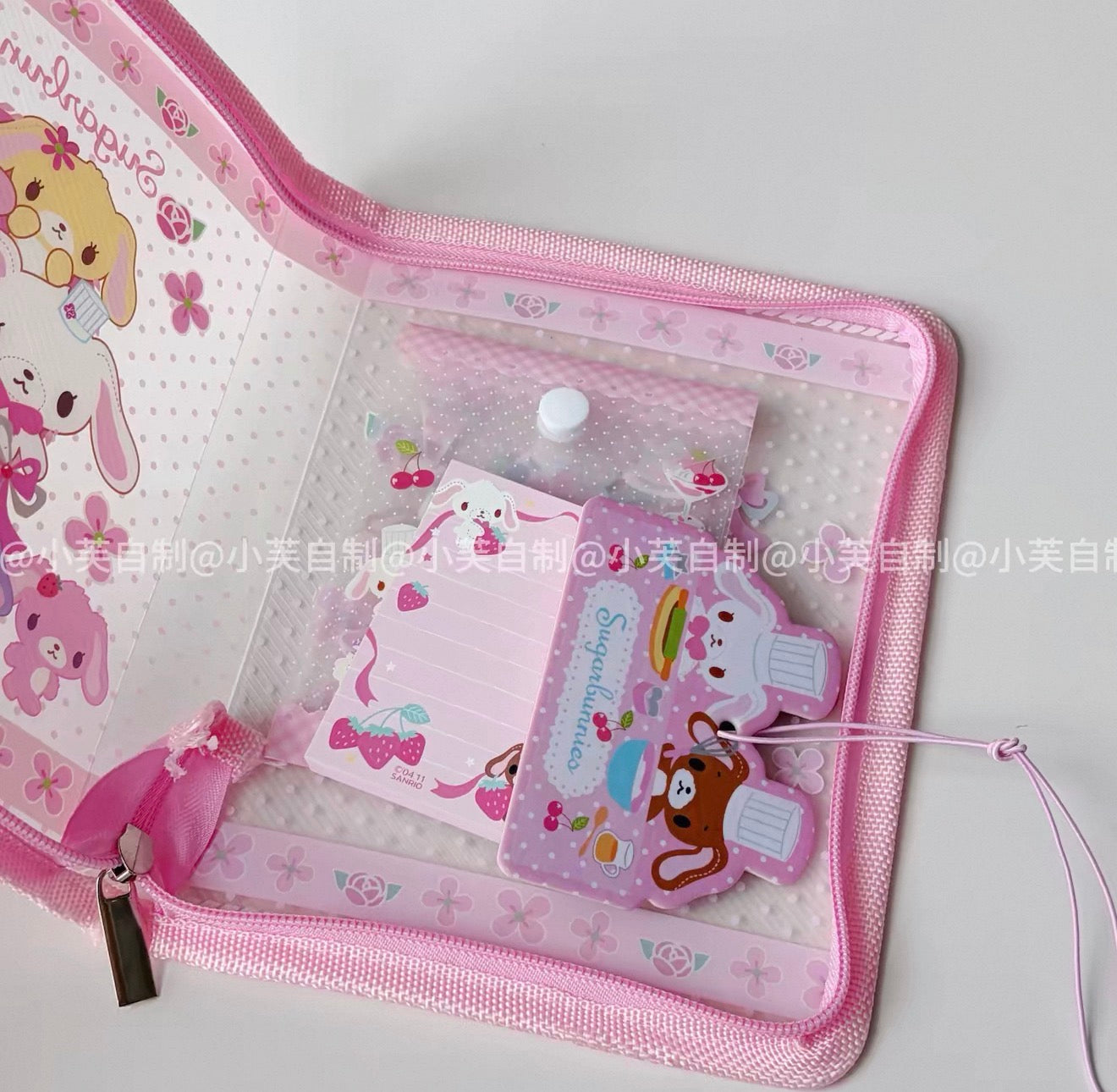 {byfufu} sugarbunnies rosy lace zipper file