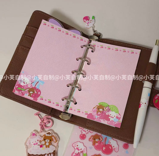 {byfufu} sugarbunnies sweet cherries m5/a7 refill paper