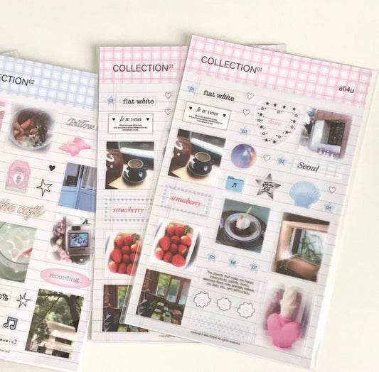 {all4u} “collection” daily sticker