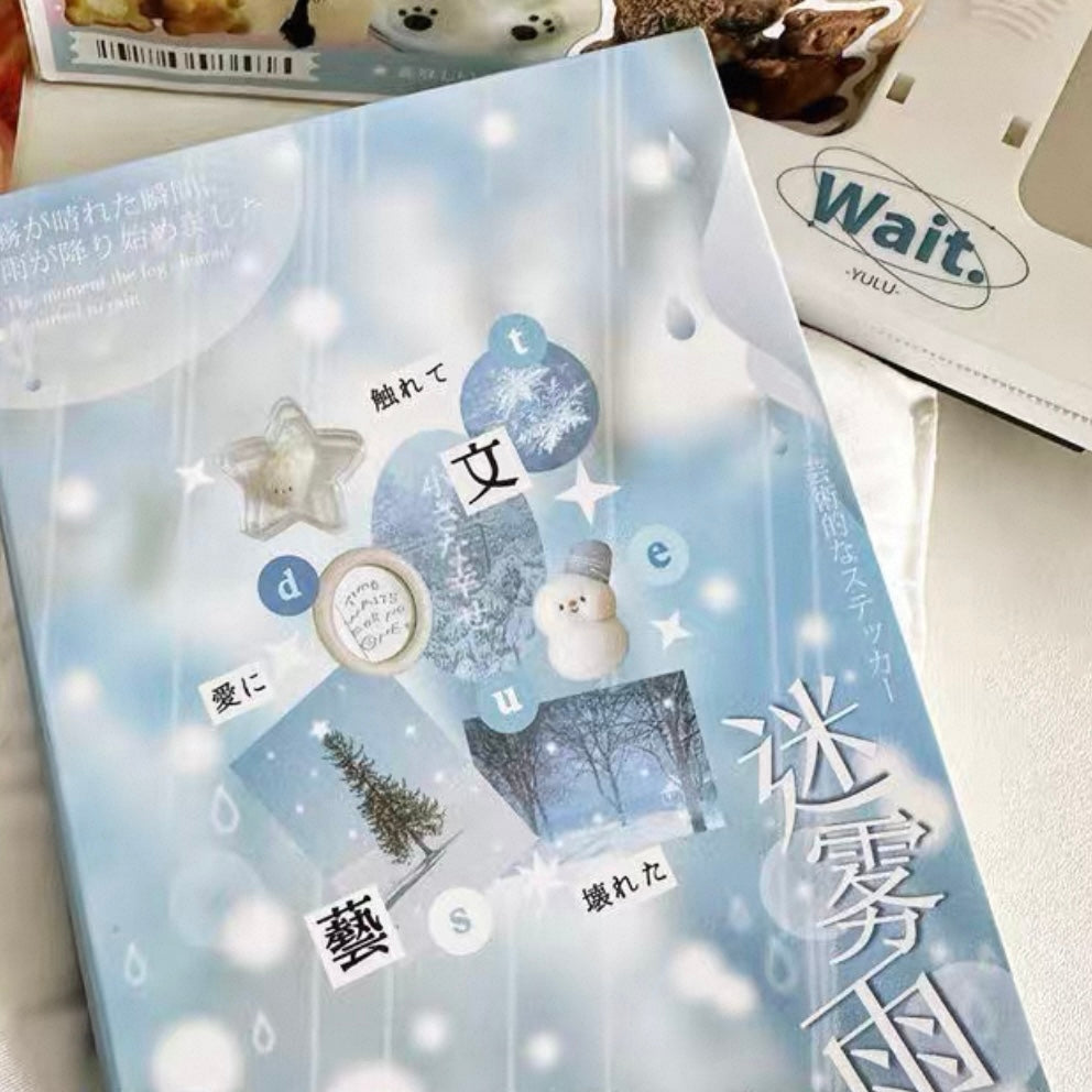 {c-艺术家} 30 page snowfall sticker book