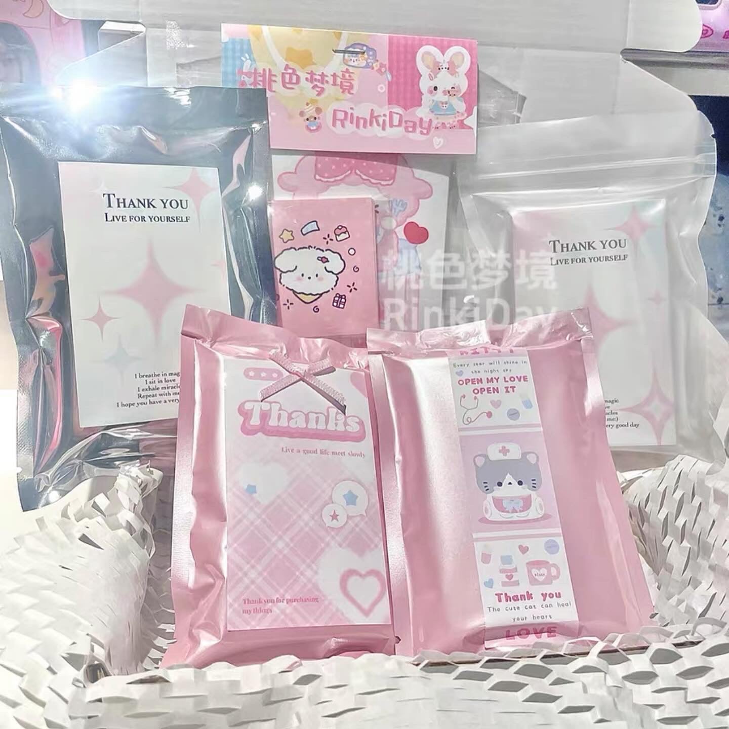 {rinki day} cutie packing sticker