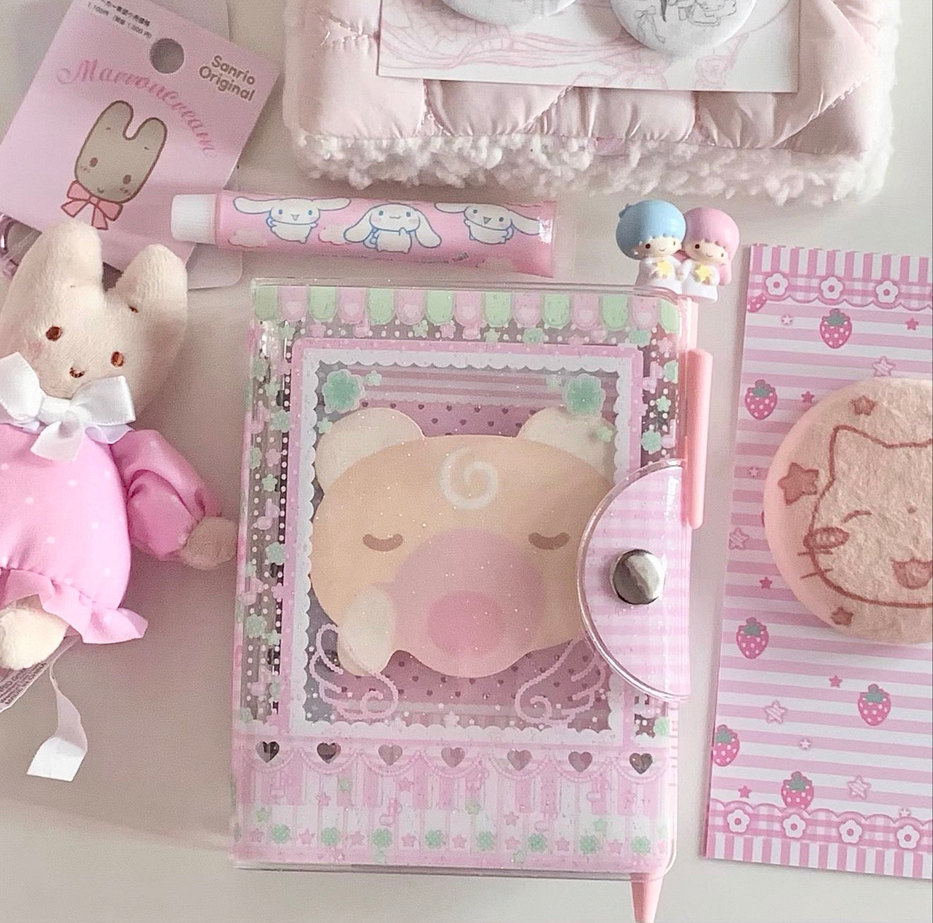 {yummylist} m5 glitter lucky clover binder
