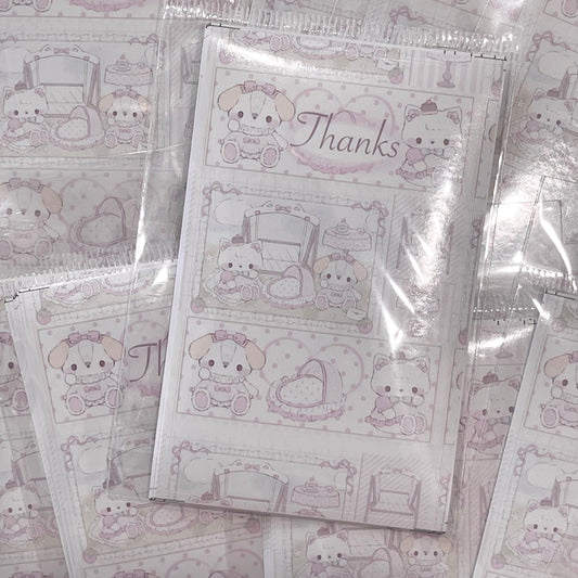 {curl cat} thank you kitty and puppy sticker