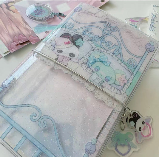 {paradise revolving restaurant} good night sleep glittery a7 binder