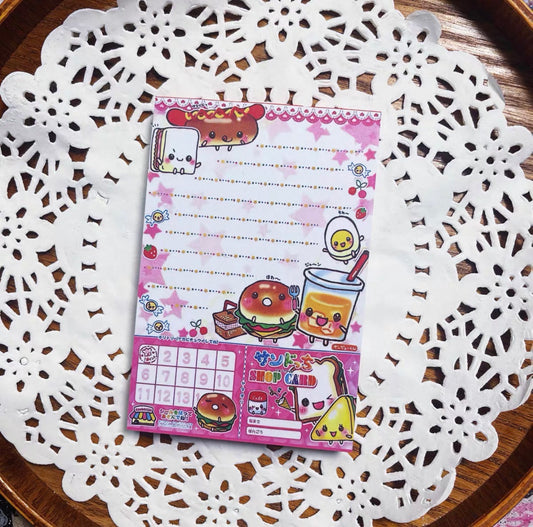 {fei dao} my food notes 100p memo