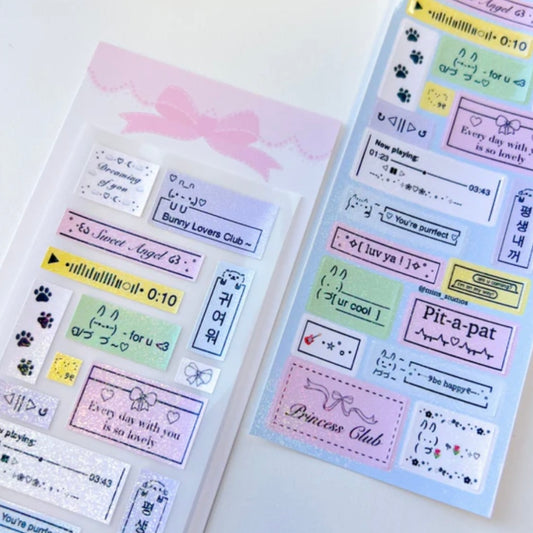 {mins studios} label text