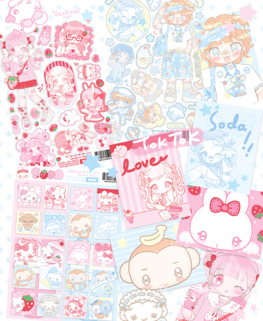 {seolkee illust} toktok love soda