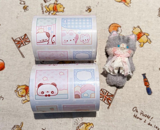 {potatobb} cute writing note kiss cut tape