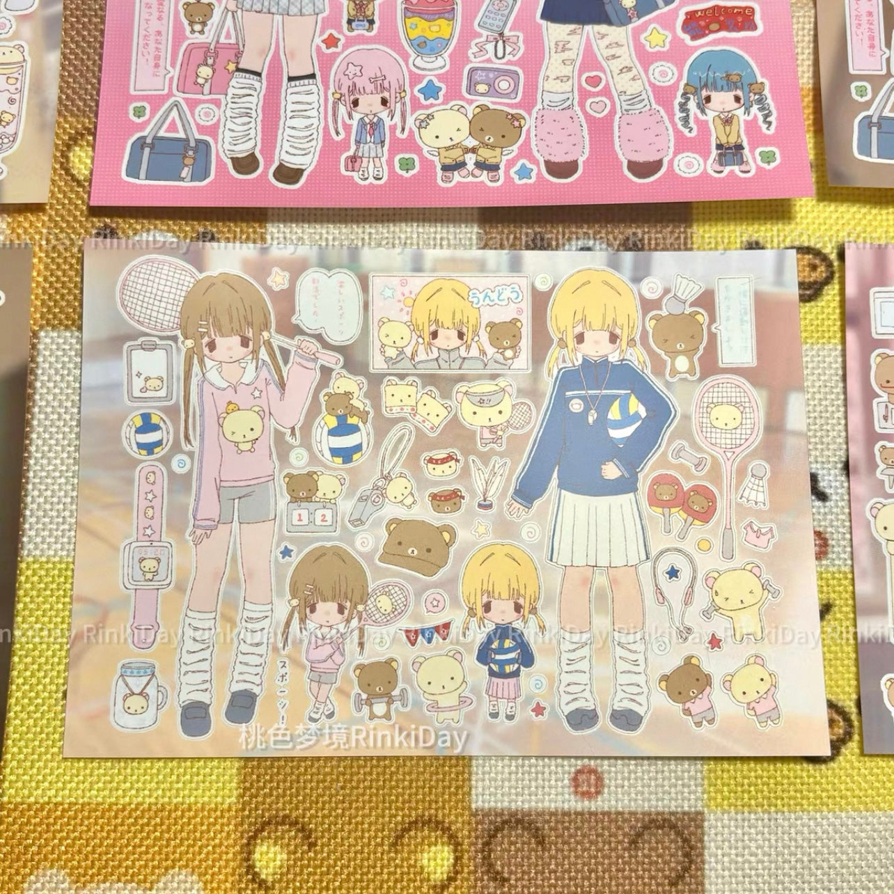 {rinki day} rilakkuma bear girls 9 types