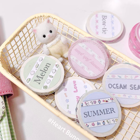 {heart bunny} masking tape