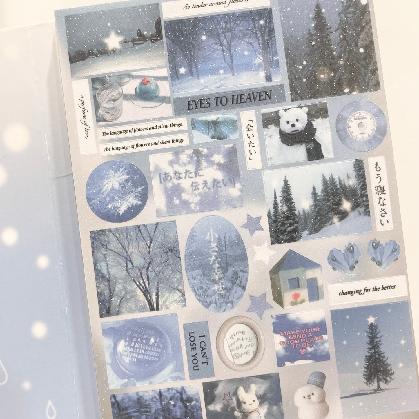{c-艺术家} 30 page snowfall sticker book