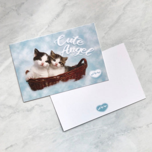{bitbybit} cute angel postcard