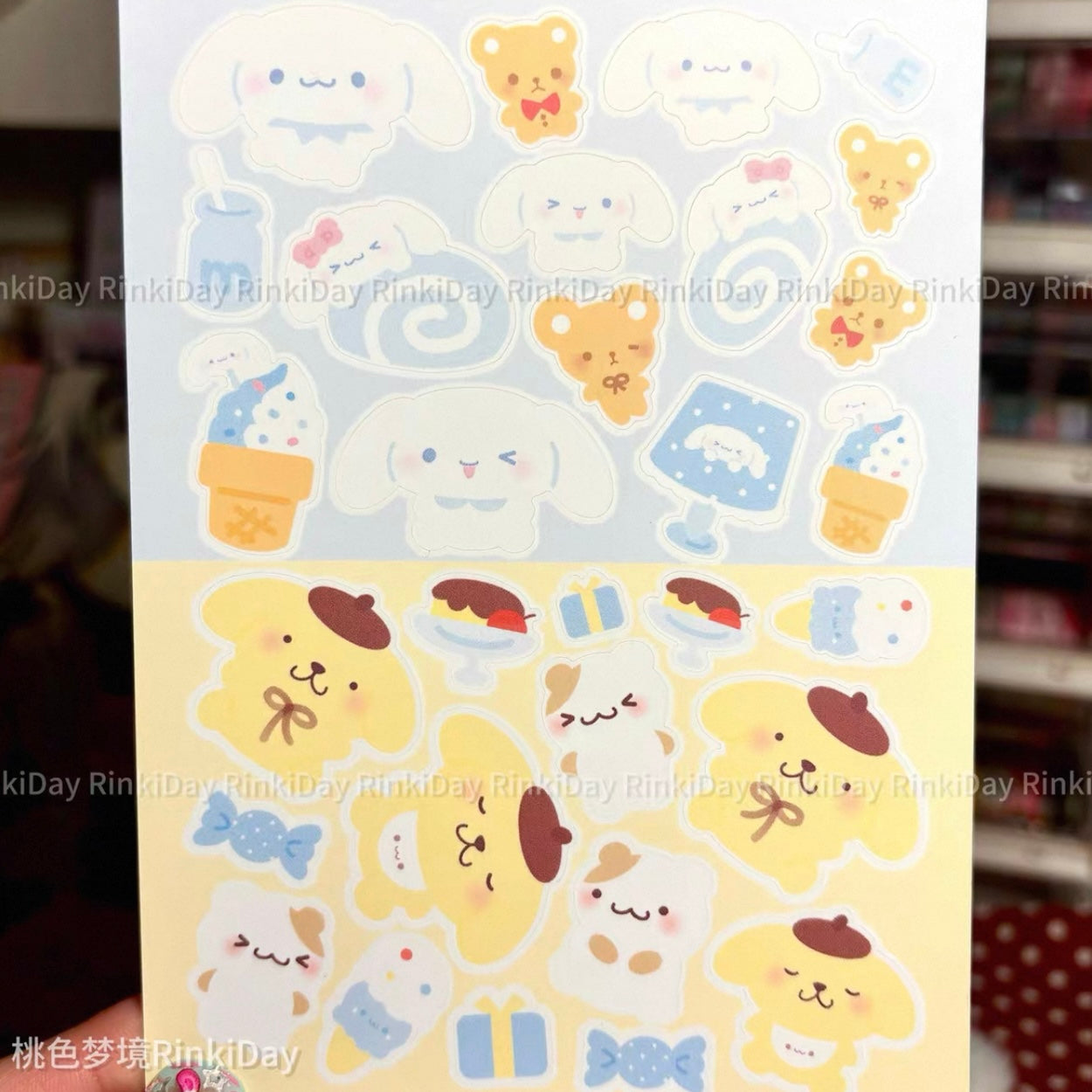 {rinki day} marshmallow cinnamoroll and pompompurin duo