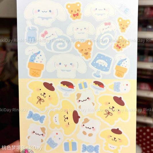 {rinki day} marshmallow cinnamoroll and pompompurin duo