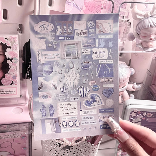 {c-艺术家} blue glass