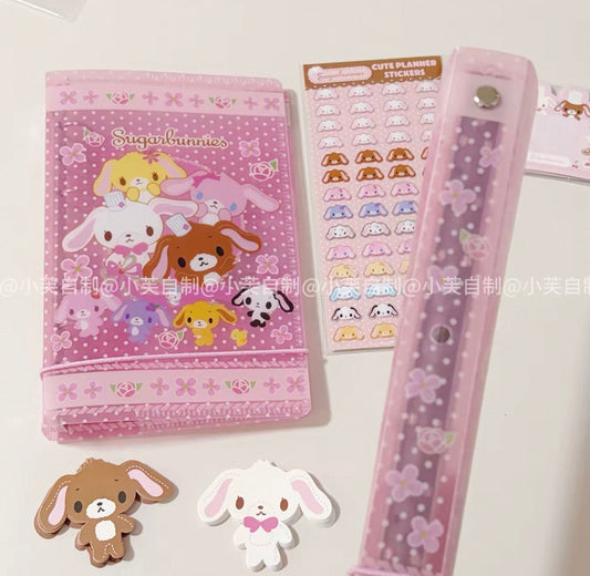 {byfufu} sugarbunnies rosy lace a6 binder