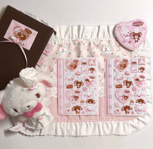 {homemade chestnut} sugarbunnies rosy chef sticker
