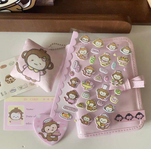 {heart bunny} puffy little monkeys