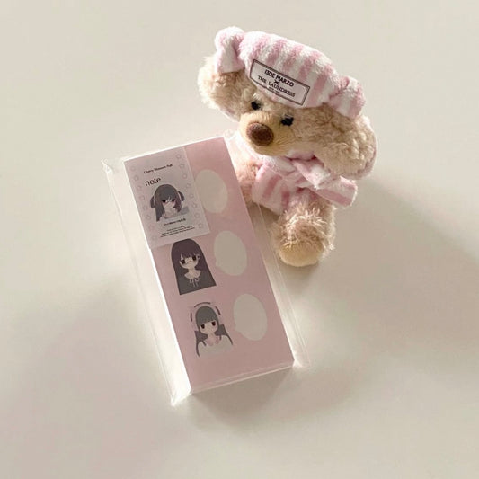 {21chuan} cherry blossom puff notepad