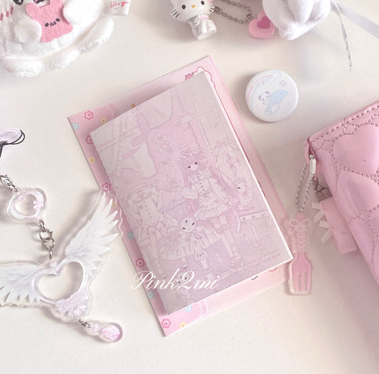 {pink2mi} m5 35p pink deco journal