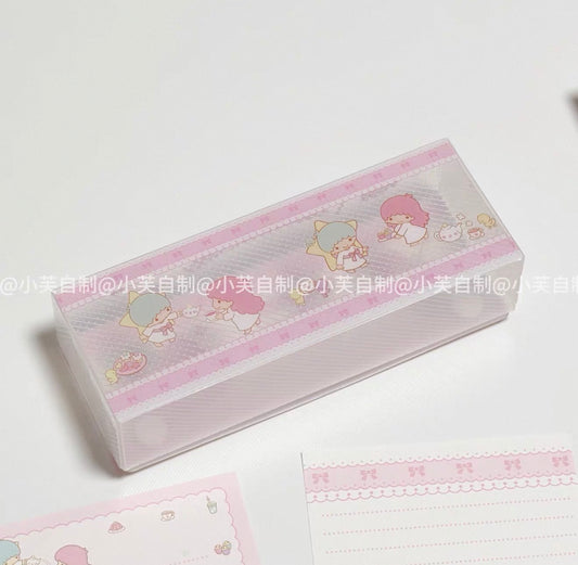{byfufu} little twin stars cloud party pocket storage box