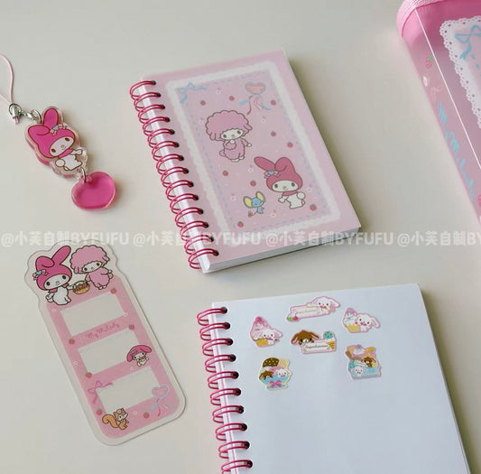 {byfufu} a7 my melody and piano release sticker book