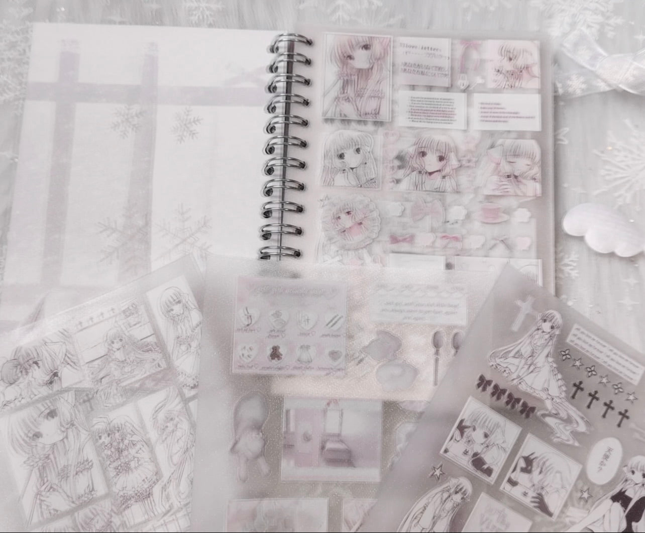 {c-艺术家} 40 page light coquette issue. 1/2 sticker book