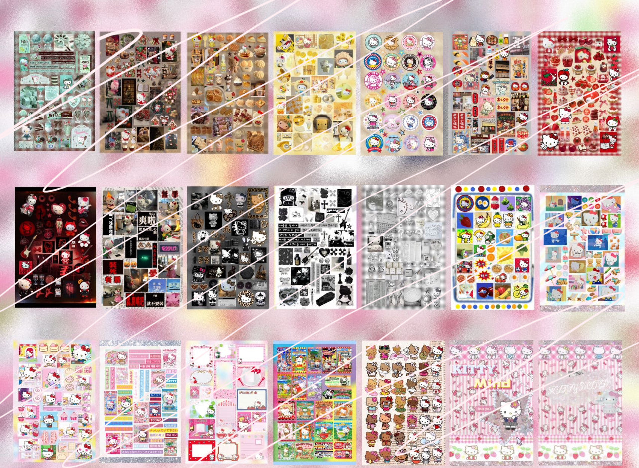 {c-贴纸书} 40 page kitty mind sticker book