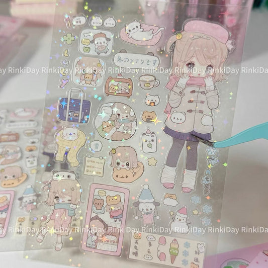 {rinki day} glitter college time