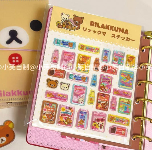 {byfufu} rilakkuma candy toy epoxy sticker