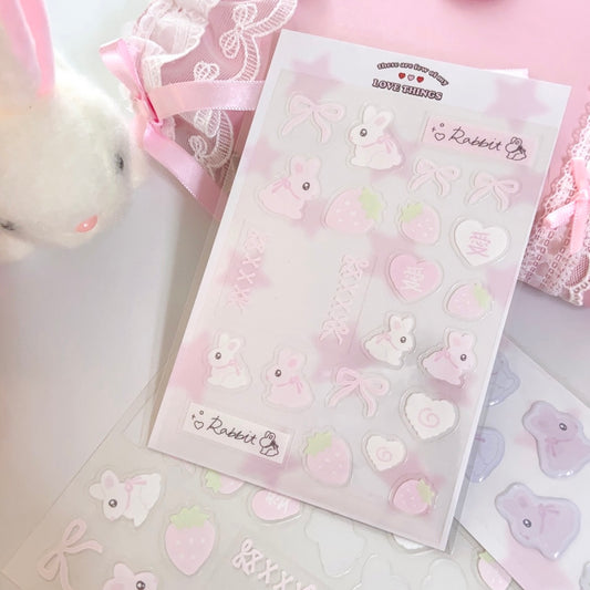 {love things} strawberry ribbon rabbit