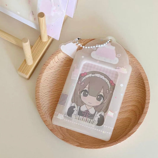 {ribbon shop} milky pudding dessert photocard holder