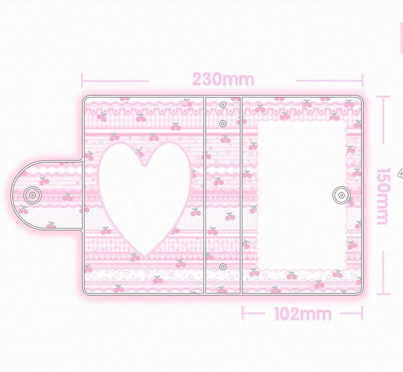 {yummylist} a7 glittery cherries binder