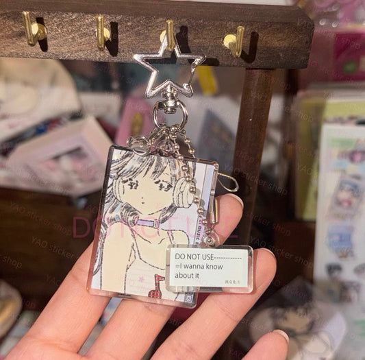 {YAO} y2k electronic life keychains
